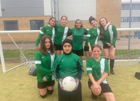 Yr 8 and9 football team girls