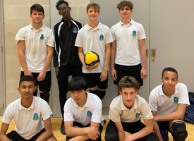 Y11 volleyball team photo