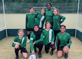 Year 7 girls football team 2022