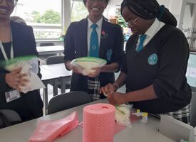 Ks4 science club making ice cream in a bag 01