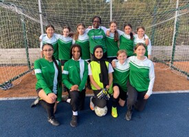 Year 8 and 9 girls football team 2022