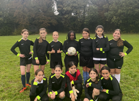 Year 7 girls football 1210