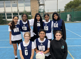 Year 8 girls netball 1110