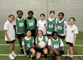 Year 7 girls netball 1910