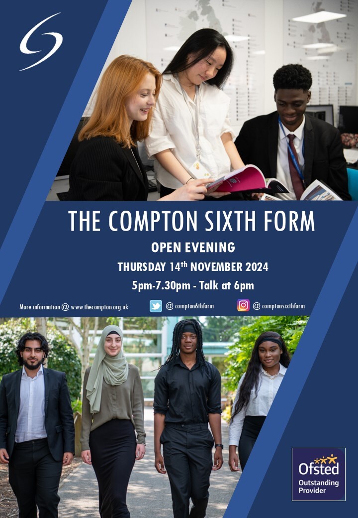 Sixth Form Open Evening Website Ad 2024