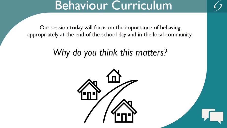 Behaviour curriculum