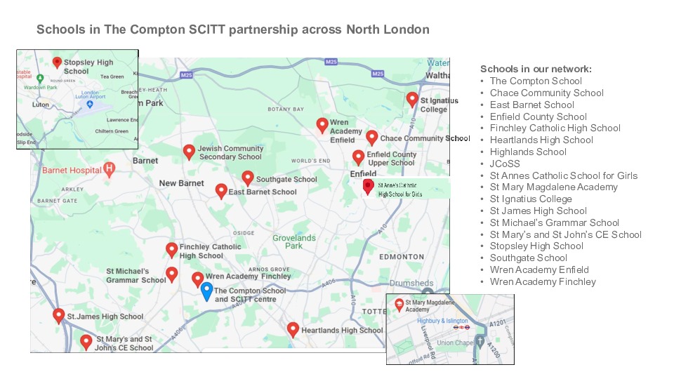 Map of schools 2025  26