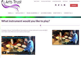 Barnet arts trust web